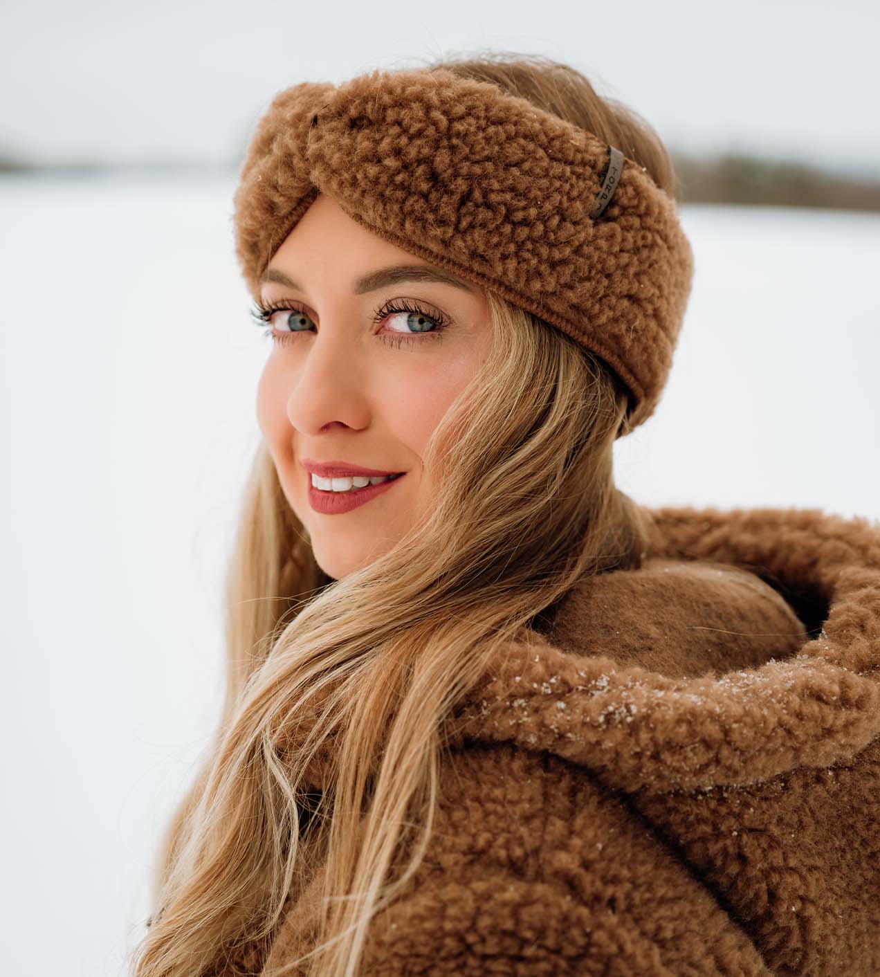 Wooly Caramel Headband