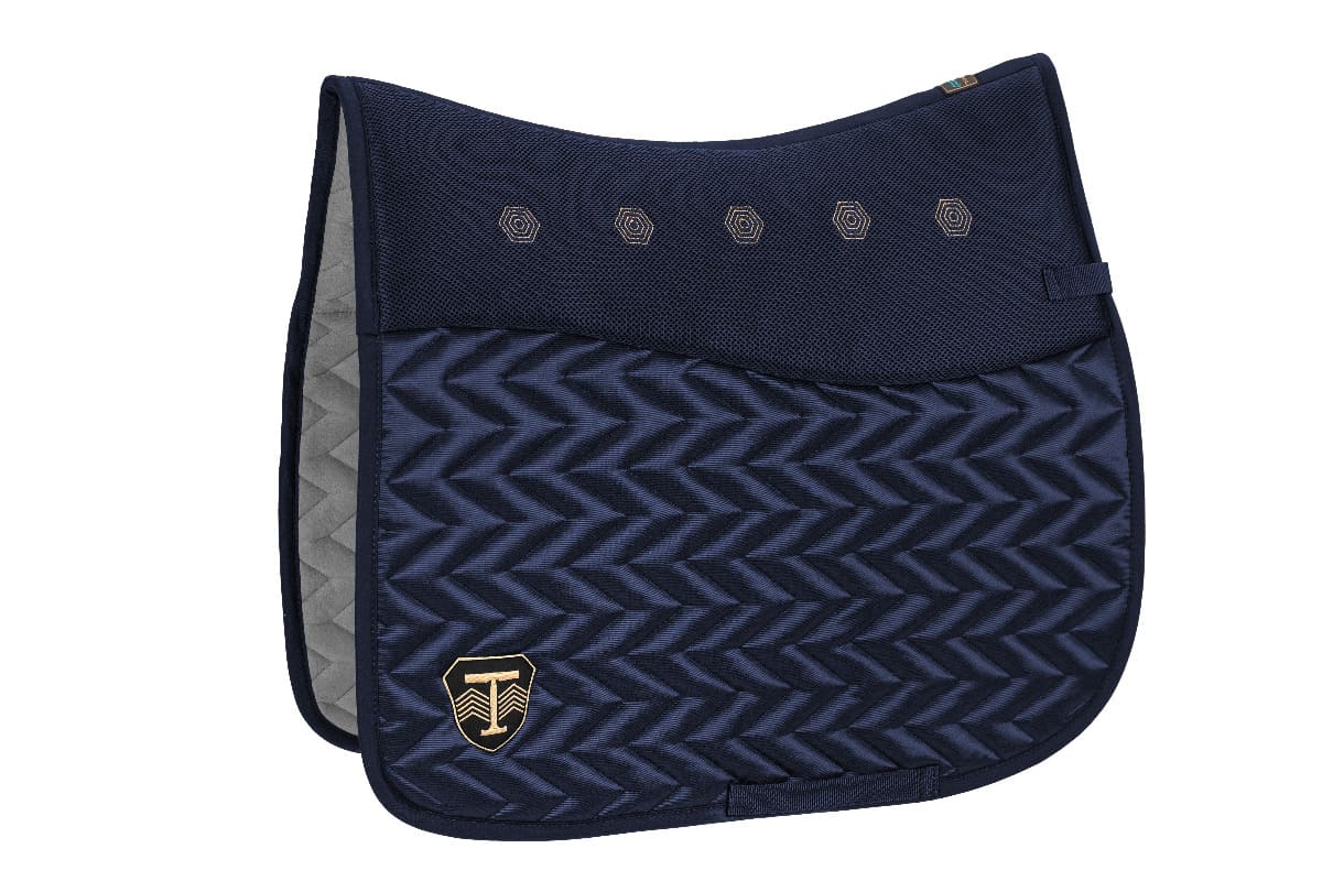 TORPOL_Classic_B-nev_Magnetic_Dressage_Saddle_Pad_navy_right_side